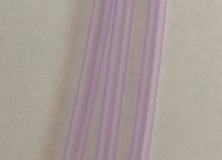 Detail of IoHep heparin-coated nylon 12 tubing